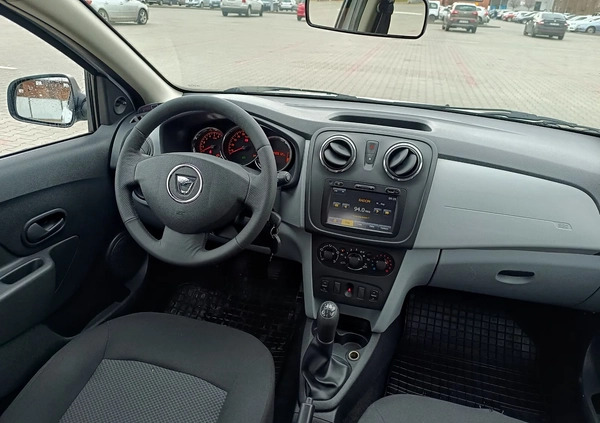 Dacia Sandero cena 23900 przebieg: 140512, rok produkcji 2014 z Ślesin małe 137